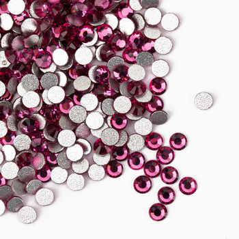 Strass para uñas de cristal SS10 Fucsia, aprox. 50 unidades.