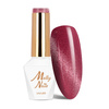 Magnetic hybrid nail polish with cat eye effect Cat Eye Crystal Water MollyNails HEMA/Di-HEMA Free 8g No. 166