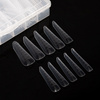 Moules supérieurs Dual pour la pose d'ongles, avec graduation MollyNails, forme amande russe, YQ-1, 120 pièces