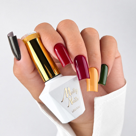 LED/UV Gel Polish The Trend Edit No. 304 Evergreen MollyNails HEMA/Di-HEMA Free 8g