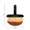 Pincel para eliminar el polvo de MollyNails, negro