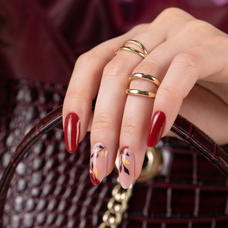 LED/UV Gel Polish The Trend Edit No. 300 Dark Chocolate by MollyNails, HEMA/Di-HEMA-Free, 8g