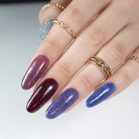 MollyNails Hybridlack „Flashing Lights“ Demode, HEMA/Di-HEMA-frei, 8 g, Nr. 560