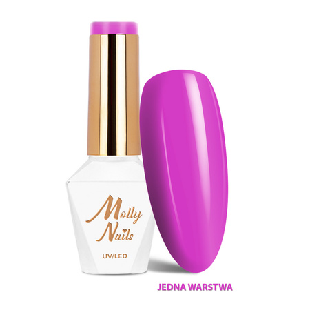 Lakier hybrydowy LED/UV Gel Polish Sorbet Nr 294 Lilac Whisper MollyNails HEMA/Di-HEMA Free 8g