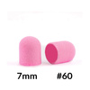 Capuchons pour pédicure 7 mm, gradation 60, 10 pièces, Fabric Podo AlleMed, rose