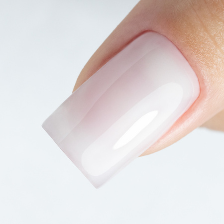 Gel de modelado en botella con pincel Gel in Bottle MollyNails Pro Salon Milky sin HEMA/Di-HEMA, 15 g