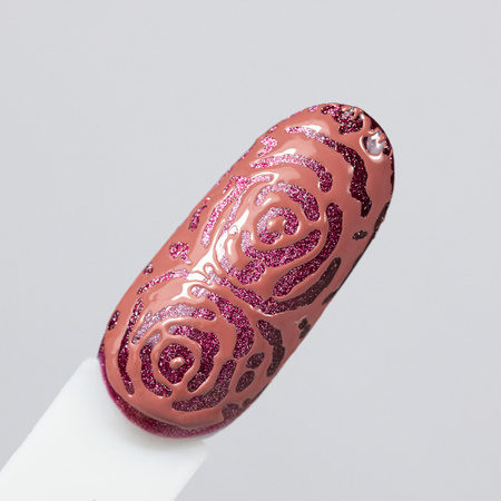 Creative Flow Color Gel  - kreatywny NailArt żel do efektu topniejących, miękkich wzorów MollyNails Rusty Nude HEMA/Di-HEMA free 5 g