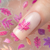 Dünne, selbstklebende Nagelsticker in Blattform CA-6436