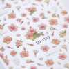 Adhesivos para uñas 5D con motivos florales SD-1513