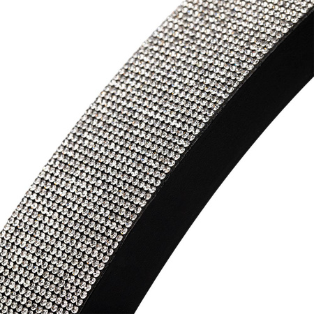 25W LED Arc Shade-Free Desk Beauty Light, Black with Rhinestones, Size S, HQ-55D