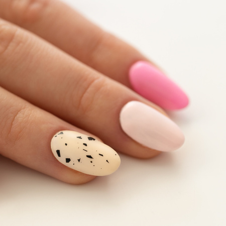 Jack Top MollyNails no wipe z drobiną Black HEMA/Di-HEMA Free 10g