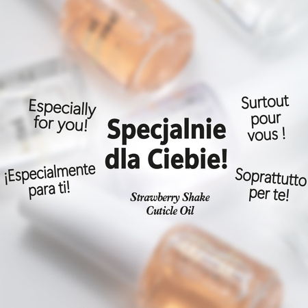 Huile de soin pour cuticules et ongles, parfum Strawberry Shake, 5 ml