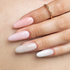 MollyNails French Manicure Beige White HEMA/Di-HEMA Free Hybrid Nail Polish 8g No. 131