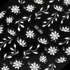 Autocollants pour ongles fins, fleurs, SO-281, blancs