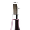 Pincel automático para gel Oval Pro Gel en color oro rosa de MollyNails, n.º 6