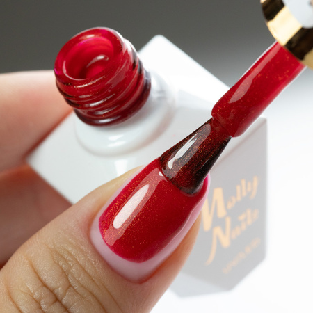 Lakier hybrydowy MollyNails Elite Women Russian Glitter HEMA/Di-HEMA Free 8g Nr 40