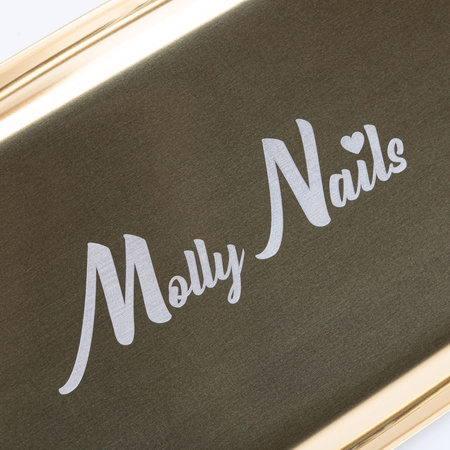 Plateau à outils en métal MollyNails doré