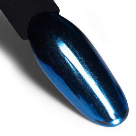 Polvo con efecto espejo para decorar uñas MollyLac Glass Effect Blue n.º 8