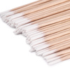 MollyNails Holz-Wattestäbchen, 7 cm, 100 Stück