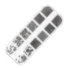 Kasetka z ozdobami bulion MollyNails czarny black 1000 sztuk