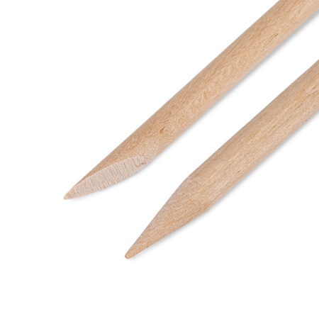 MollyNails Orange Wood Sticks, 100 pcs., 11 cm long