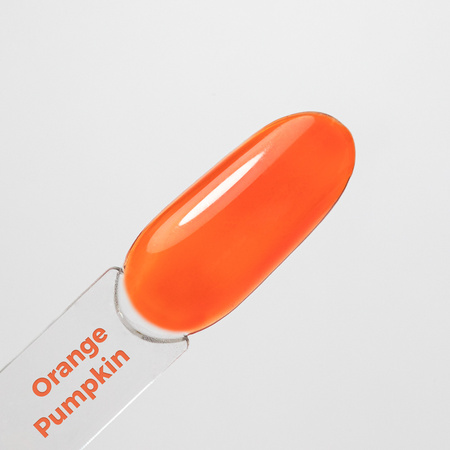 Top coloré sans essuyage « no wipe » Crystal Glass MollyNails Orange Pumpkin, sans HEMA/Di-HEMA, 10 g