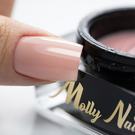Gel espeso para la aplicación de uñas Salon Cover Soft Jelly de Ewelina Staszak MollyNails, sin HEMA ni Di-HEMA, 15 g