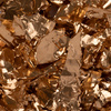 Polvo metálico para uñas MollyLac, láminas de aluminio en oro noble, 0,2 g, n.º 3