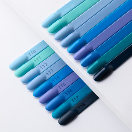 Lakier hybrydowy MollyNails Blue Sky Green Blue HEMA/Di-HEMA Free 8g Nr 117