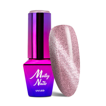 Vernis hybride MollyNails Cat Eye Womanity Lipstick 8 g n° 441