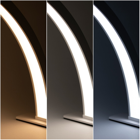 35W LED Arc Beauty Light, Shadowless Desk Lamp, White, Size L, HQ-75X