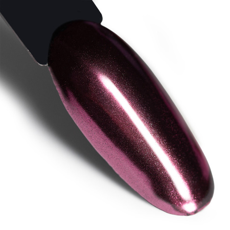 Дзеркальний пилок для декорування нігтів MollyLac Glass Effect Deep Pink № 4