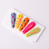 Vernis hybride MollyNails Neons Dark Orange sans HEMA/Di-HEMA, 8 g, n° 73
