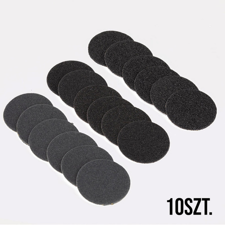 Pododisk pedicure disc set: disc mandrel + interchangeable discs, L 25 mm