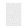 Self-adhesive nail stickers/ French/ French smile line 48 pcs white STZ-CS169
