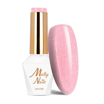 MollyNails Winter Crystalize Secret Swing HEMA/Di-HEMA Free Hybrid Nail Polish 8g No. 221