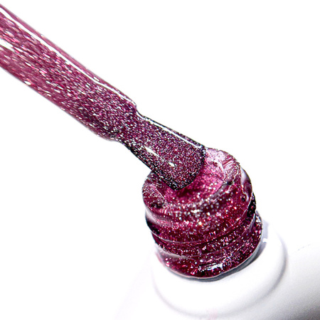 Esmalte híbrido MollyNails Flashing Lights Demode sin HEMA ni Di-HEMA, 8 g, n.º 560