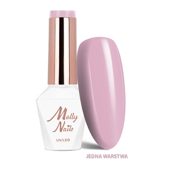 LED/UV Gel Polish La Vie en Rouge No. 327 Morning Kiss by MollyNails, HEMA/Di-HEMA Free, 8g