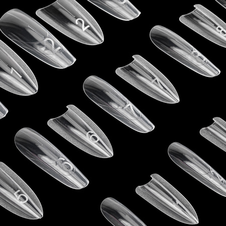 Double sandwich dual forms for nail construction Sandwich dual forms oval W557 MollyNails 240 pcs