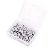 Manicure and pedicure caps, mandrels, abrasive caps, mini cylinder 3 mm, 180 grit, white, 50 pcs.