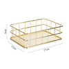 Metall-Organizer-Korb, gold, Nr. 2