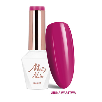 Esmalte híbrido LED/UV Gel Polish La Vie en Rouge n.º 326 Filtros Pink MollyNails sin HEMA ni Di-HEMA, 8 g