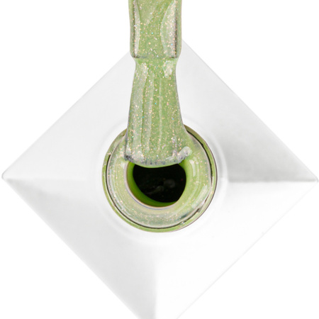 MollyNails Hybridlack „Green Party Glitter Green“, HEMA/Di-HEMA-frei, 8 g, Nr. 81