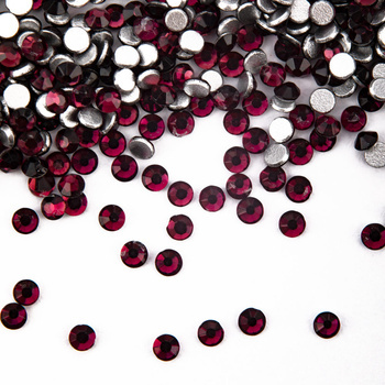 Strass en verre pour ongles SS3 Améthyste, environ 50 pièces.
