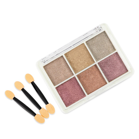 Poudre à ongles effet miroir, coffret 6 couleurs MollyNails n° 3