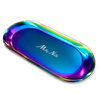 MollyNails Metall-Werkzeugablage, oval, Regenbogenfarben