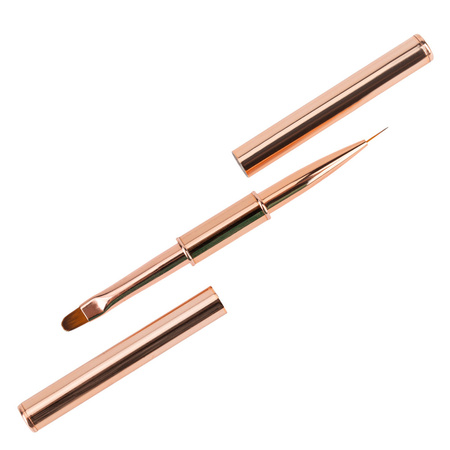 Doppelseitiger Gelpinsel, oval, 9 mm, für Verzierungen, No Name