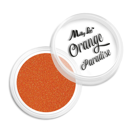 MollyLac Nagellackpulver Orange Paradise 1 g Nr. 5