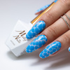 Smalto ibrido MollyNails Blue Sky Sky Blue senza HEMA/Di-HEMA 8 g n. 114