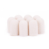 Capuchons pour pédicure 7 mm, grain 120, 10 pièces, ABS, Podo AlleMed, blanc
